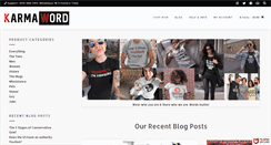 Desktop Screenshot of karmaword.com