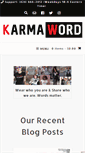Mobile Screenshot of karmaword.com